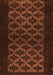 Machine Washable Abstract Orange Modern Area Rugs, wshabs2436org