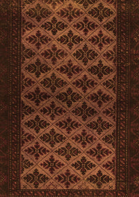 Abstract Orange Modern Rug, abs2436org