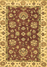 Oriental Brown Traditional Rug, abs2437brn