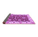 Sideview of Oriental Purple Traditional Rug, abs2437pur