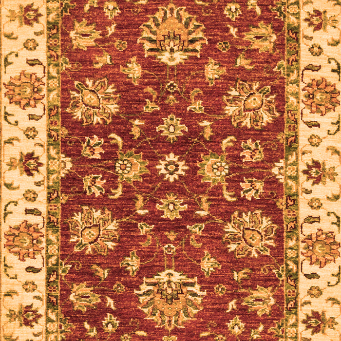 Oriental Orange Traditional Rug, abs2437org