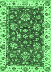 Oriental Emerald Green Traditional Rug, abs2437emgrn