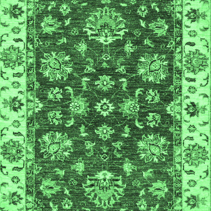Oriental Emerald Green Traditional Rug, abs2437emgrn