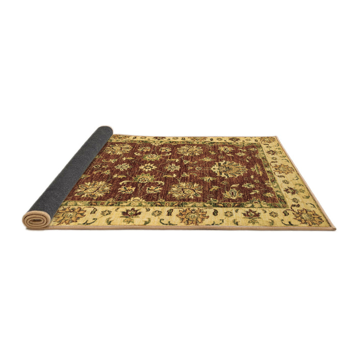 Sideview of Oriental Brown Traditional Rug, abs2437brn