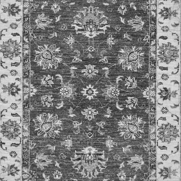 Machine Washable Oriental Gray Traditional Rug, wshabs2437gry