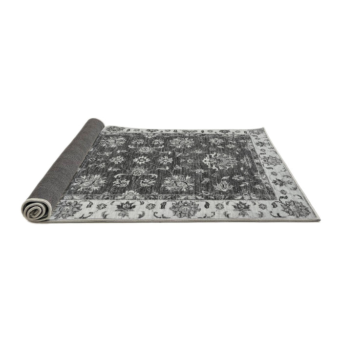 Sideview of Oriental Gray Traditional Rug, abs2437gry
