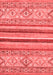 Abstract Red Modern Area Rugs