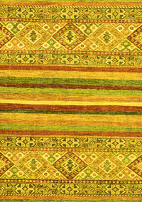 Abstract Yellow Modern Rug, abs2438yw