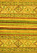 Abstract Yellow Modern Rug, abs2438yw