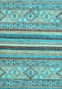 Abstract Light Blue Modern Rug, abs2438lblu