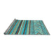 Sideview of Machine Washable Abstract Light Blue Modern Rug, wshabs2438lblu