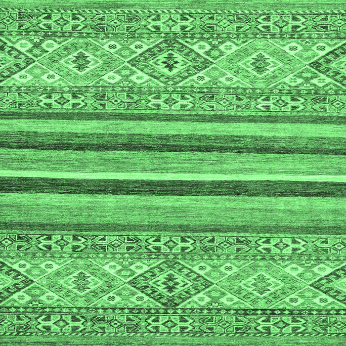 Square Abstract Emerald Green Modern Rug, abs2438emgrn