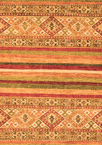 Abstract Orange Modern Rug, abs2438org