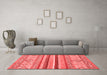 Modern Red Washable Rugs