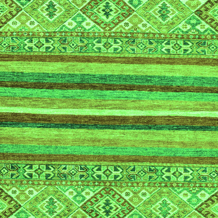 Machine Washable Abstract Green Modern Area Rugs, wshabs2438grn