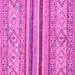 Square Abstract Pink Modern Rug, abs2438pnk