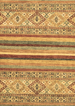 Abstract Brown Modern Rug, abs2438brn