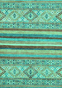 Abstract Turquoise Modern Rug, abs2438turq