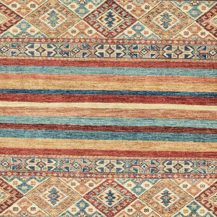 Machine Washable Abstract Gold Brown Rug, wshabs2438