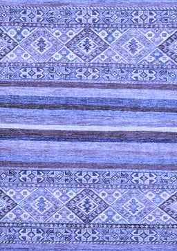 Abstract Blue Modern Rug, abs2438blu