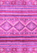 Southwestern Pink Country Rug, abs2439pnk