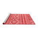 Country Red Washable Rugs