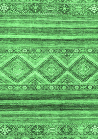 Southwestern Emerald Green Country Rug, abs2439emgrn