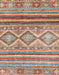 Abstract Sand Brown Southwestern Rug, abs2439