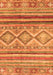 Machine Washable Southwestern Orange Country Area Rugs, wshabs2439org