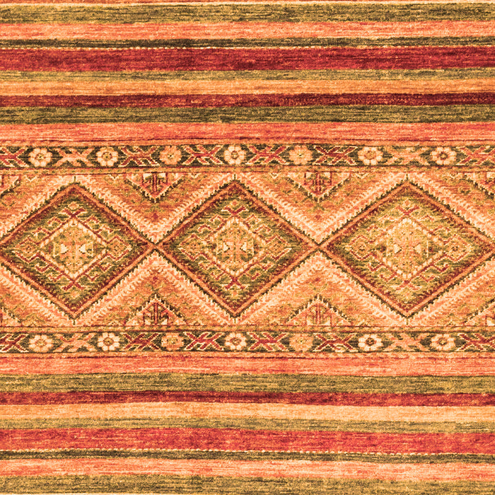 Machine Washable Southwestern Orange Country Area Rugs, wshabs2439org