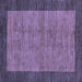 Square Abstract Blue Modern Rug, abs243blu