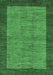 Machine Washable Abstract Emerald Green Modern Area Rugs, wshabs243emgrn