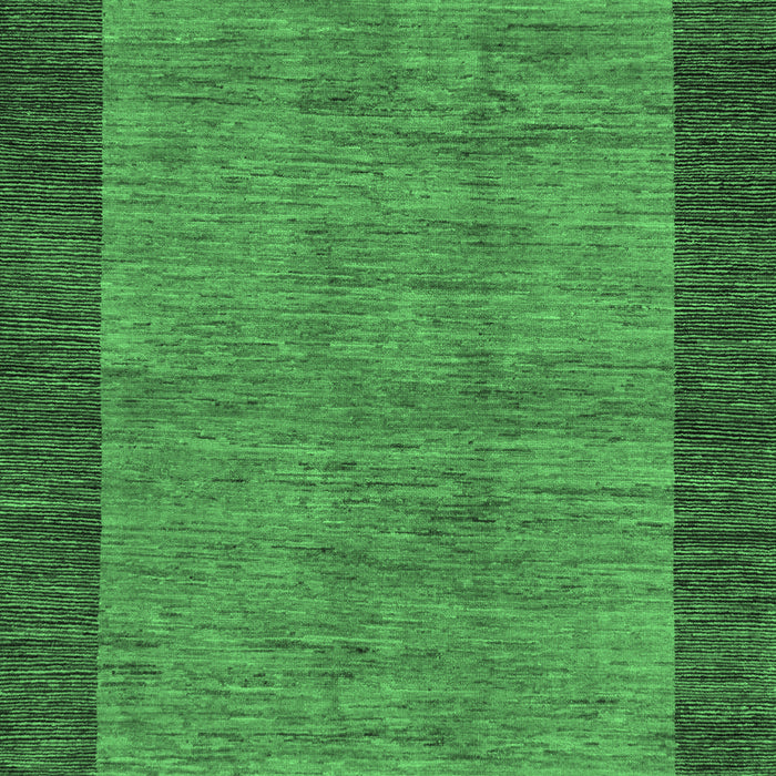Machine Washable Abstract Emerald Green Modern Area Rugs, wshabs243emgrn