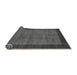 Sideview of Abstract Gray Modern Rug, abs243gry