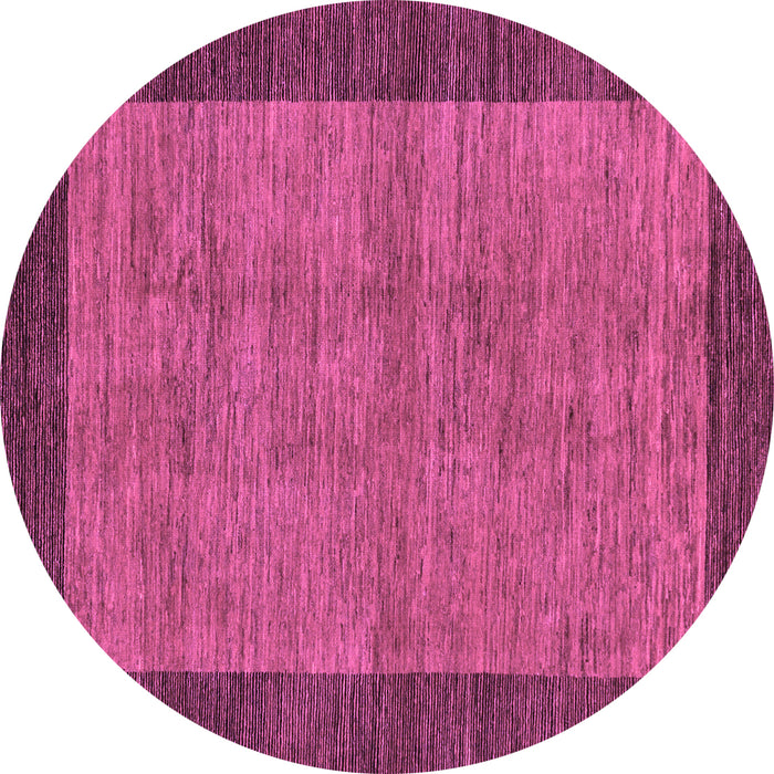 Round Machine Washable Abstract Purple Modern Area Rugs, wshabs243pur