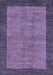 Machine Washable Abstract Blue Modern Rug, wshabs243blu