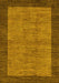 Abstract Yellow Modern Rug, abs243yw