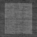 Square Machine Washable Abstract Gray Modern Rug, wshabs243gry