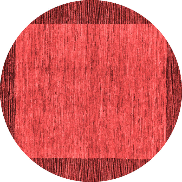 Machine Washable Abstract Red Modern Rug, wshabs243red