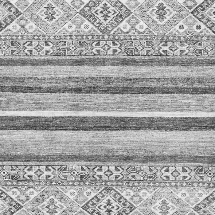 Machine Washable Abstract Gray Modern Rug, wshabs2440gry