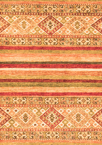 Abstract Orange Modern Rug, abs2440org