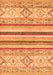 Abstract Orange Modern Rug, abs2440org