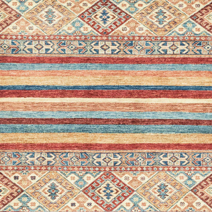 Machine Washable Abstract Rust Pink Rug, wshabs2440