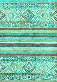 Abstract Turquoise Modern Rug, abs2440turq