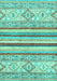 Abstract Turquoise Modern Rug, abs2440turq