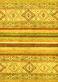 Abstract Yellow Modern Rug, abs2440yw