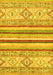 Abstract Yellow Modern Rug, abs2440yw