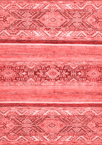 Abstract Red Modern Rug, abs2441red