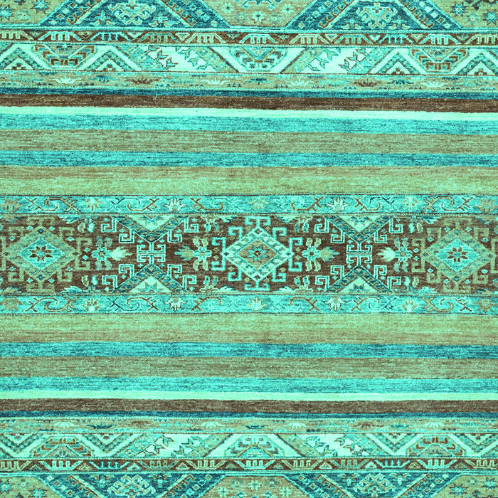 Machine Washable Abstract Turquoise Modern Area Rugs, wshabs2441turq