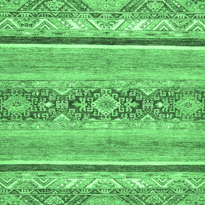 Machine Washable Abstract Emerald Green Modern Area Rugs, wshabs2441emgrn